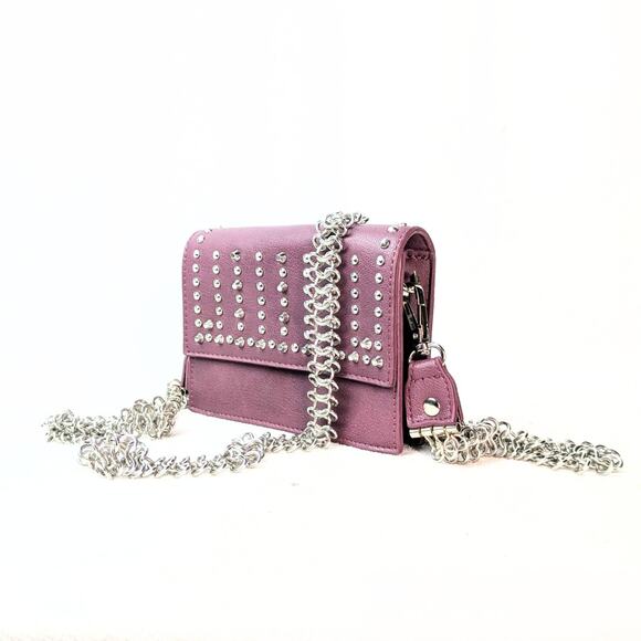 NWT BCBGeneration Shelya Studded Crossbody Bag with a Chain Strap - Picture 1 of 7